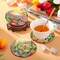 8 Pcs Diamond Painting Art Coasters with Holder Kit for Adults